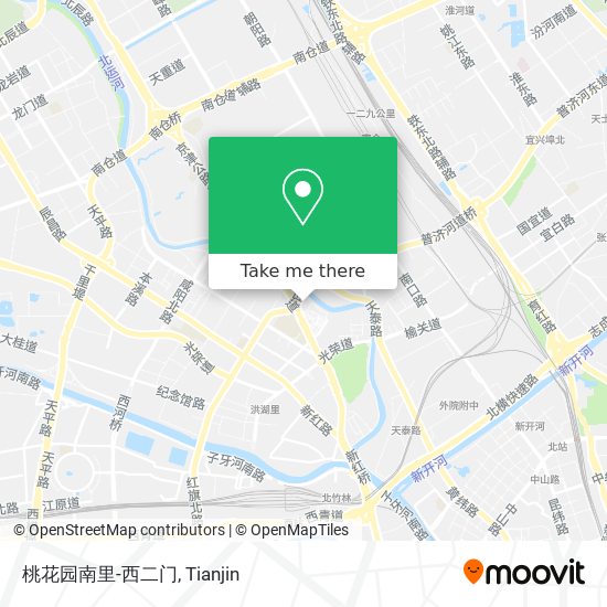 桃花园南里-西二门 map