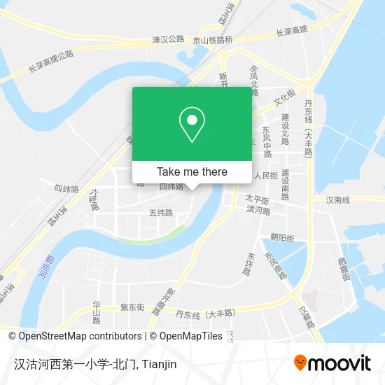 汉沽河西第一小学-北门 map