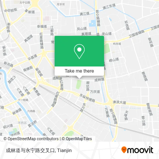 成林道与永宁路交叉口 map