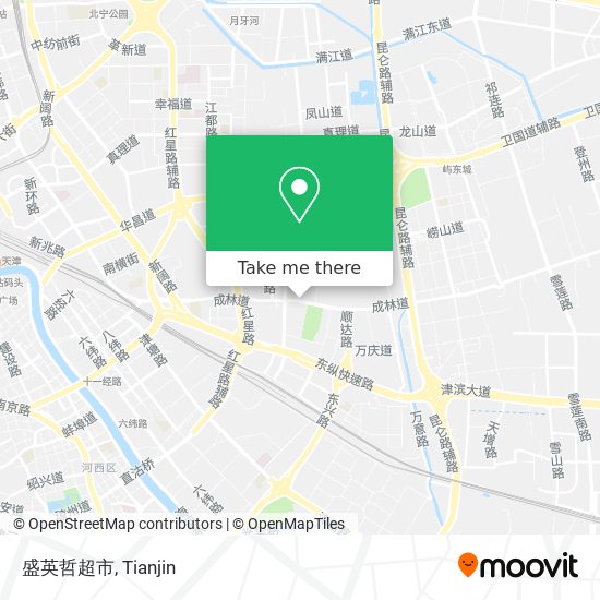 盛英哲超市 map