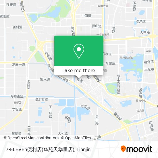 7-ELEVEn便利店(华苑天华里店) map