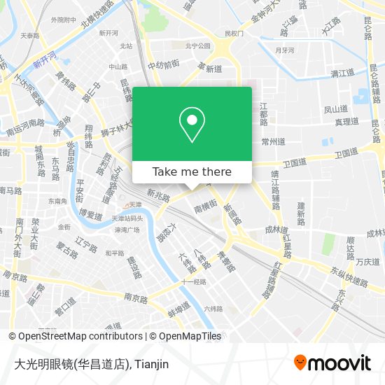 大光明眼镜(华昌道店) map
