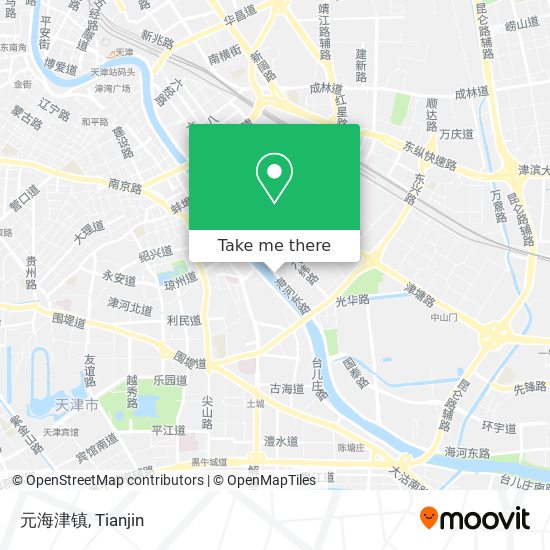 元海津镇 map