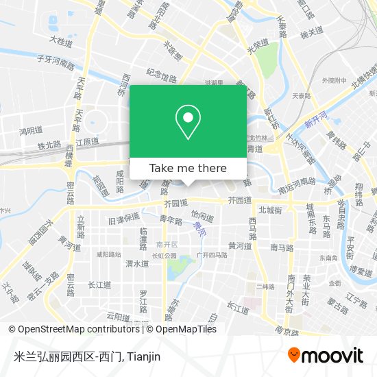 米兰弘丽园西区-西门 map