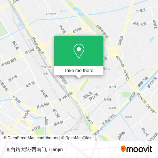 宜白路大队-西南门 map