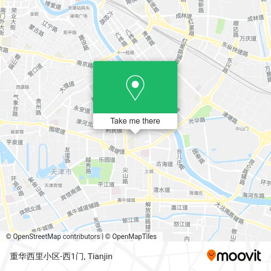 重华西里小区-西1门 map