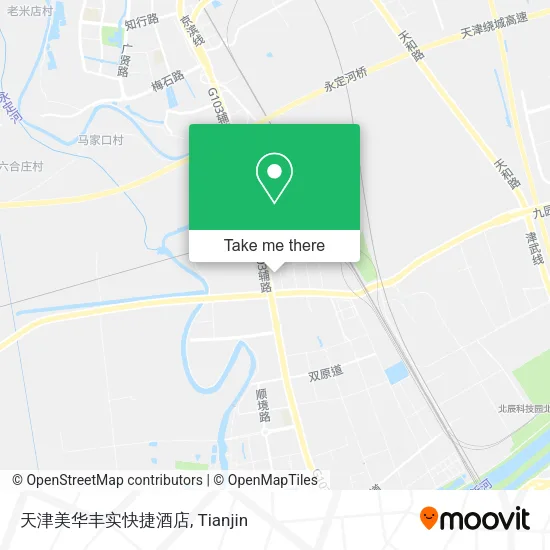 天津美华丰实快捷酒店 map