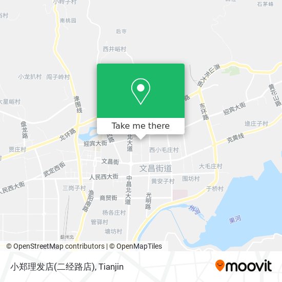小郑理发店(二经路店) map