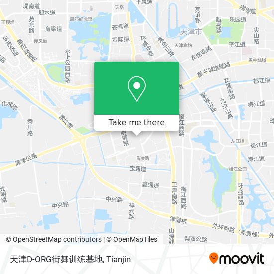 天津D-ORG街舞训练基地 map