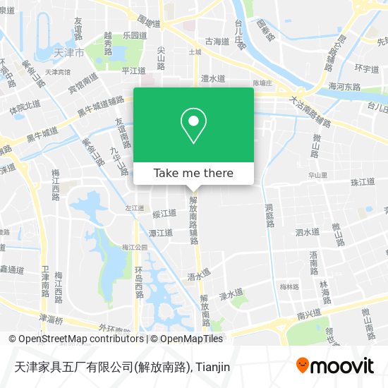 天津家具五厂有限公司(解放南路) map