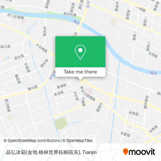 晶弘冰箱(金地·格林世界棕榈苑东) map