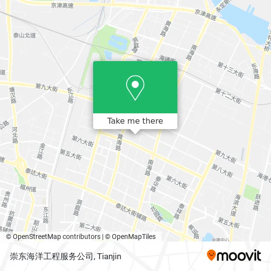 崇东海洋工程服务公司 map