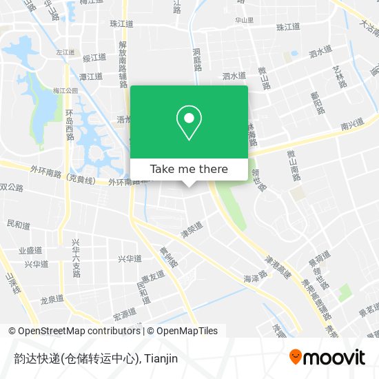 韵达快递(仓储转运中心) map
