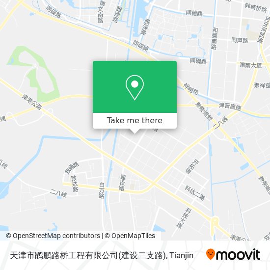 天津市鹍鹏路桥工程有限公司(建设二支路) map