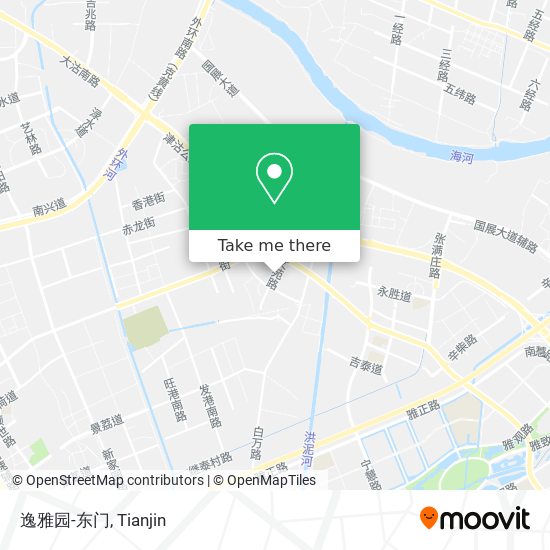 逸雅园-东门 map