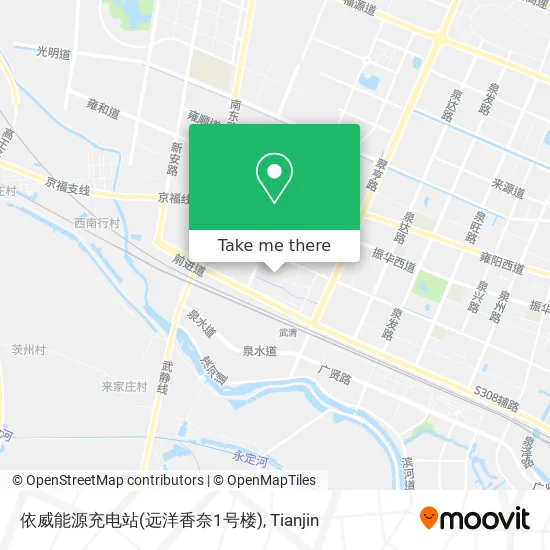依威能源充电站(远洋香奈1号楼) map