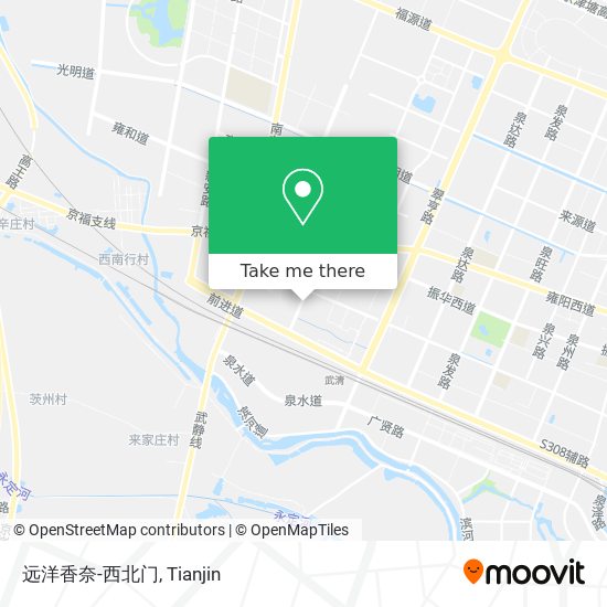 远洋香奈-西北门 map