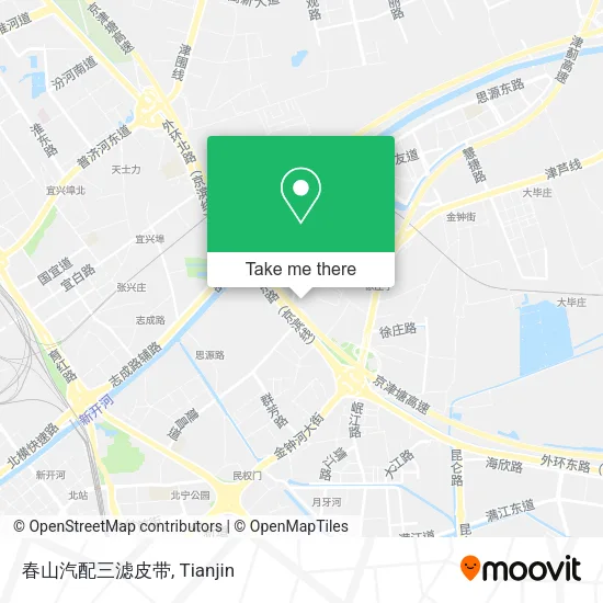 春山汽配三滤皮带 map