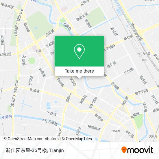 新佳园东里-36号楼 map