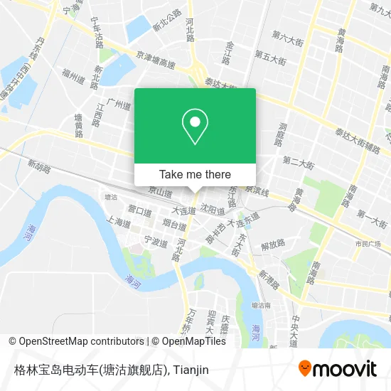 格林宝岛电动车(塘沽旗舰店) map