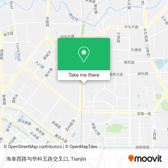 海泰西路与华科五路交叉口 map