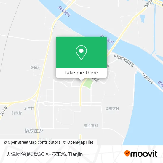 天津团泊足球场C区-停车场 map