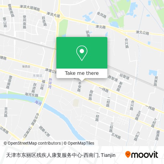 天津市东丽区残疾人康复服务中心-西南门 map