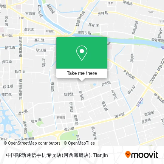 中国移动通信手机专卖店(河西海腾店) map