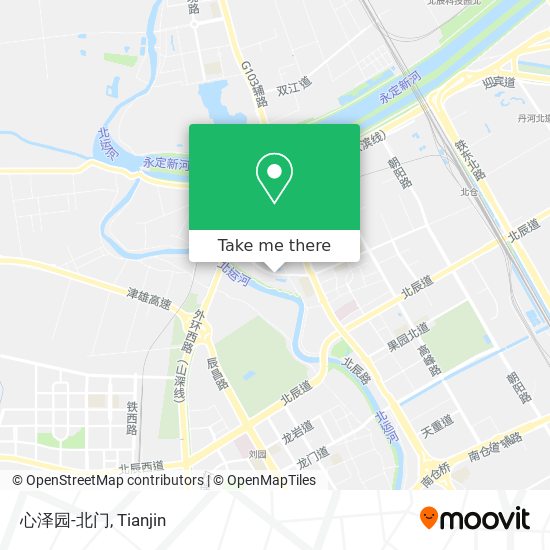 心泽园-北门 map