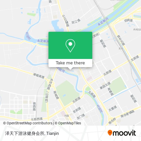 泽天下游泳健身会所 map