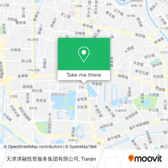 天津津融投资服务集团有限公司 map