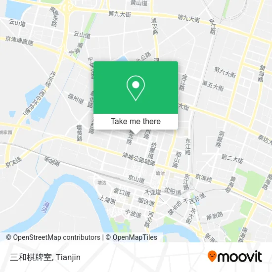 三和棋牌室 map