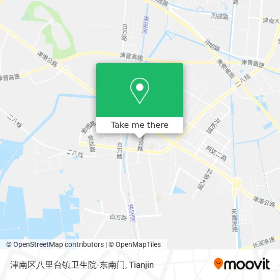 津南区八里台镇卫生院-东南门 map