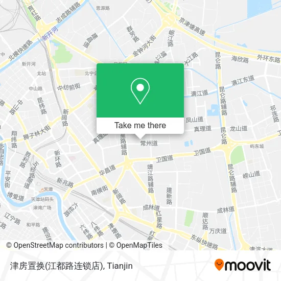 津房置换(江都路连锁店) map