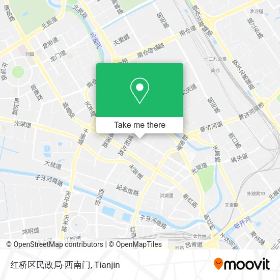 红桥区民政局-西南门 map