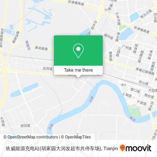 依威能源充电站(胡家园大润发超市共停车场) map