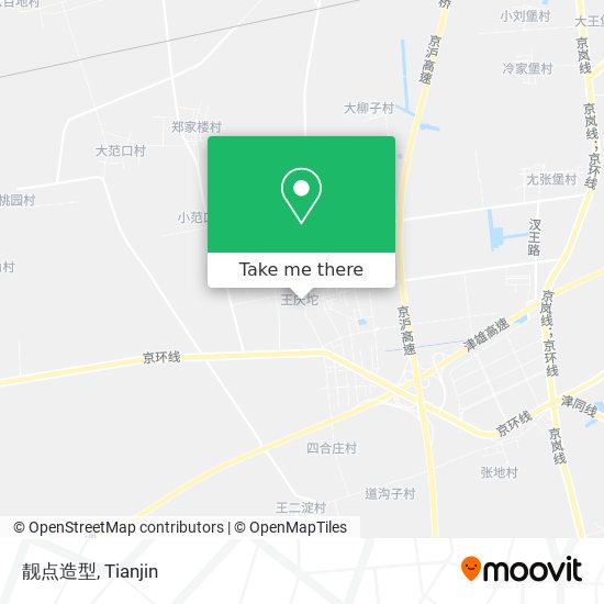 靓点造型 map