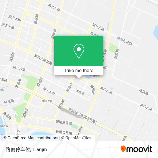 路侧停车位 map