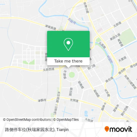 路侧停车位(秋瑞家园东北) map