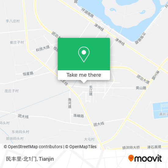 民丰里-北1门 map