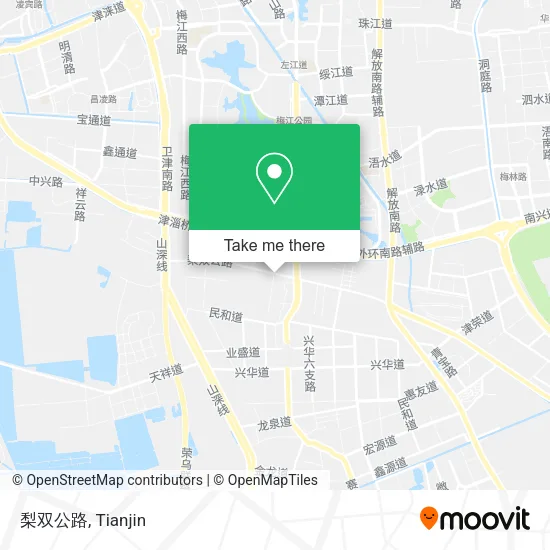 梨双公路 map