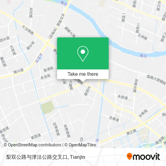 梨双公路与津沽公路交叉口 map
