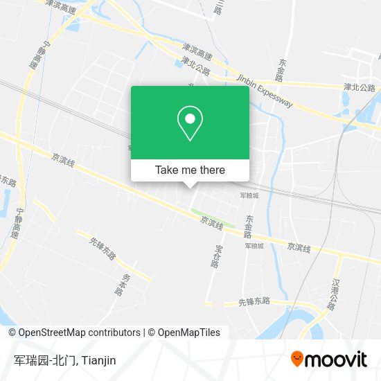 军瑞园-北门 map