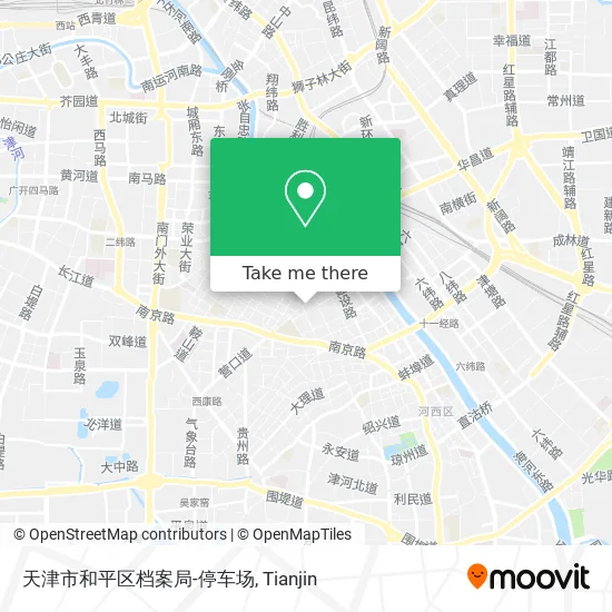 天津市和平区档案局-停车场 map