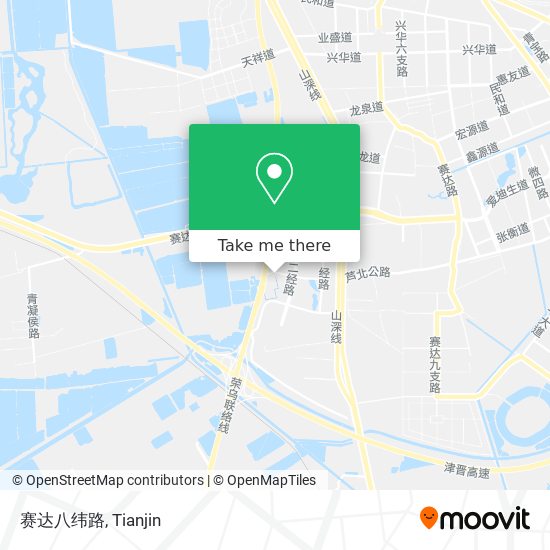 赛达八纬路 map