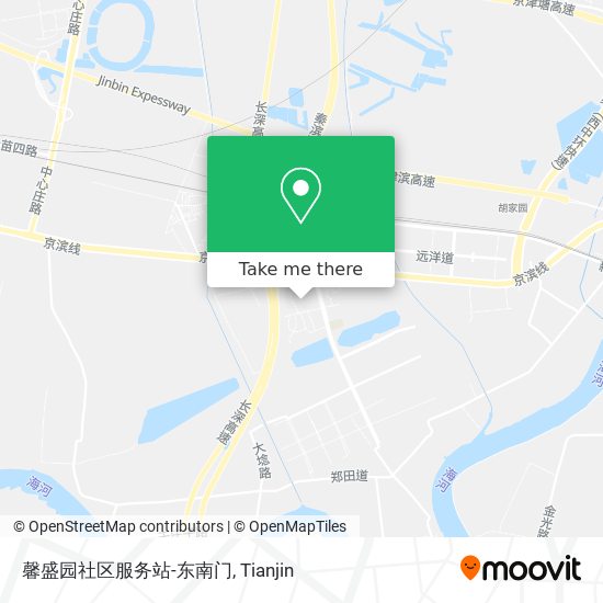 馨盛园社区服务站-东南门 map