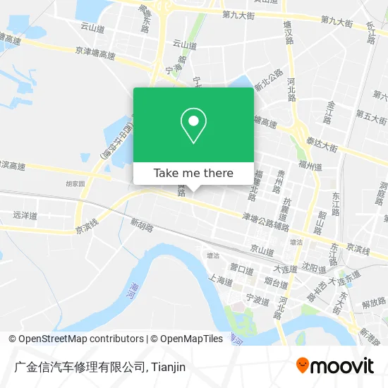 广金信汽车修理有限公司 map