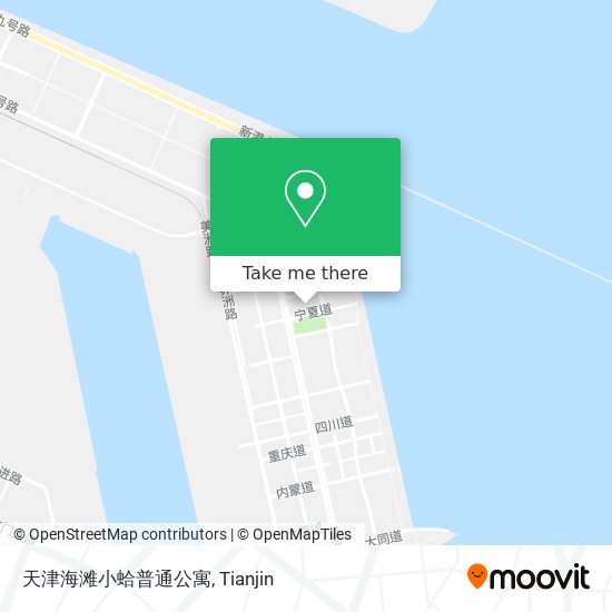天津海滩小蛤普通公寓 map