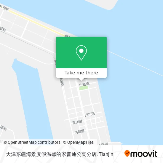 天津东疆海景度假温馨的家普通公寓分店 map