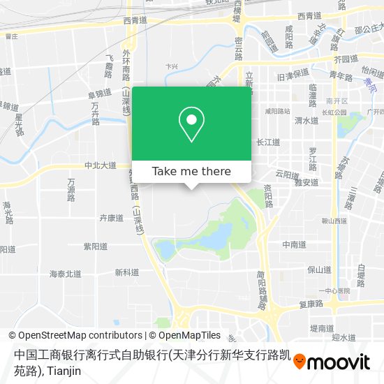 中国工商银行离行式自助银行(天津分行新华支行路凯苑路) map